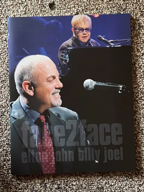 Elton John / Billy Joel 2010 Face 2 Face Tour Concert Program Book