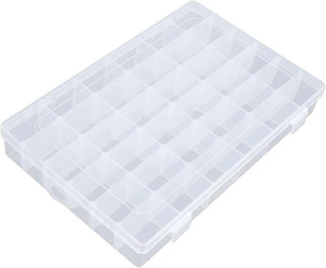 QUALSEN BOITE RANGEMENT Plastique Boite A Bijoux Casier Rangement Boite De Range EUR 23,99