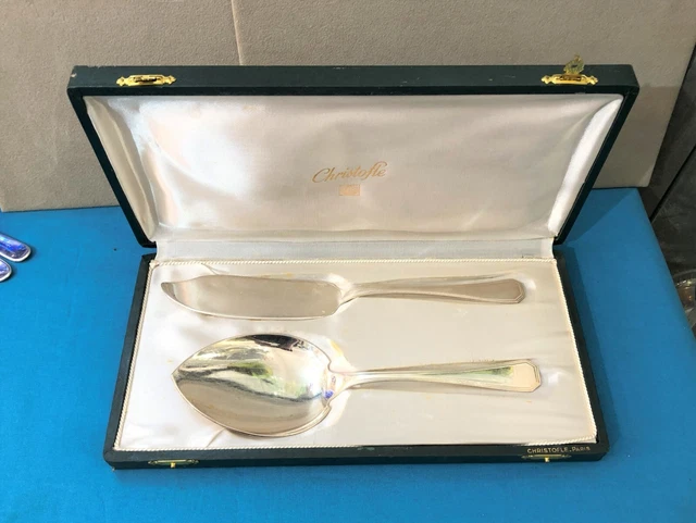 XIXÈ COFFRET ÉCRIN à couverts vide Christofle manufacture d'orfèvrerie