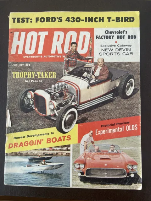 Hot Rod Magazine July 1959