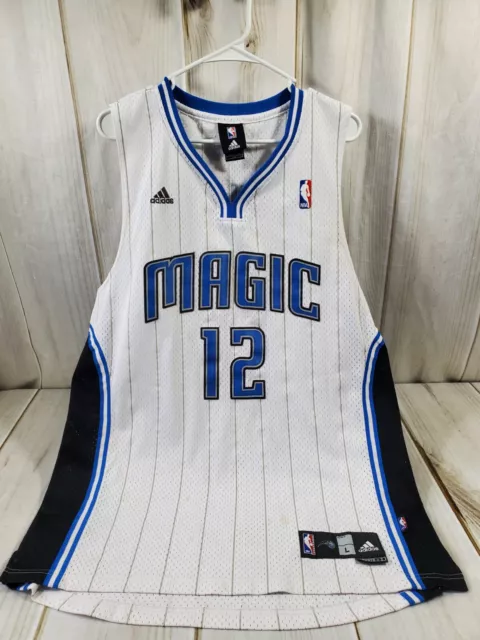 Adidas Orlando Magic Dwight Howard #12 Jersey Shirt Adult Large White Blue Nba Adidas Orlando Magic Dwight Howard #12 Jersey Shirt Adult Large White Blue Nba