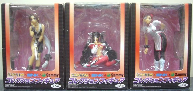 CAPCOM SNK Sammy Collection Figure Chun Li Mai Shiranui DIZZY
