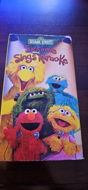 Sesame Street Sesame Sings Karaoke Vhs £1258 Picclick Uk 