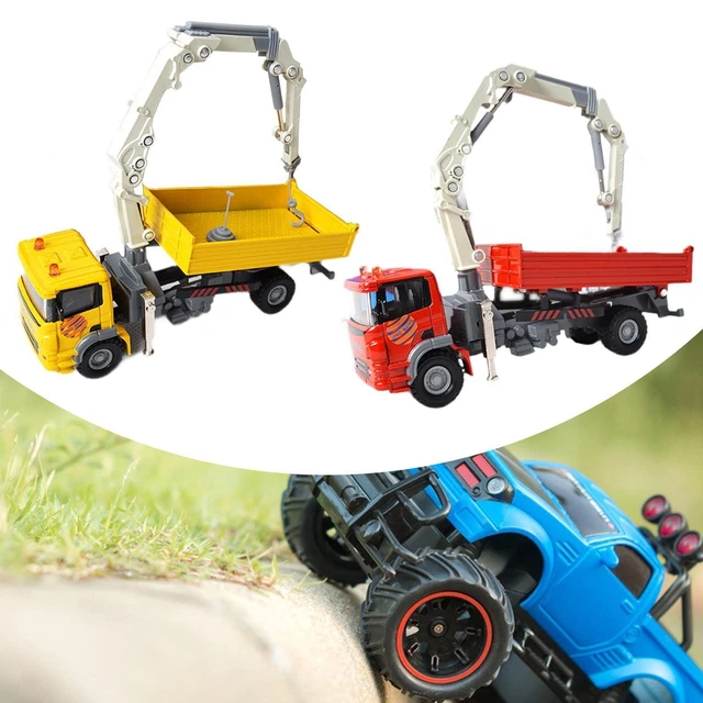 Camion-grue MAN TGS Bruder 03771 - Jouet échelle 1:16, Grue Pivotante, Dévidoir Fonctionnel - À Partir De 4 Ans