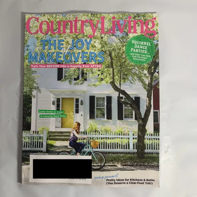 COUNTRY LIVING MAGAZINE March 2022 The Joy Of Makeovers Pretty Kitchen Ideas £6.42 PicClick UK