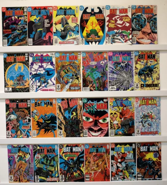 Batman  Lot of 24 comics FVF or better, many much better  See Issue #'s below