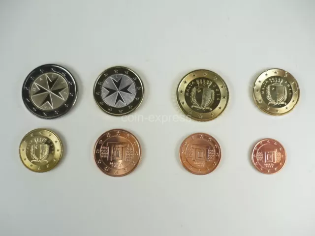 *** EURO KMS MALTA bankfrisch Kursmünzensatz Auswahl aus diversen Jahren !!! ***