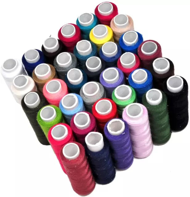 Kit De Hilo De Coser De Para Maquina De Coser 36 Colores Mezclados Multiusos