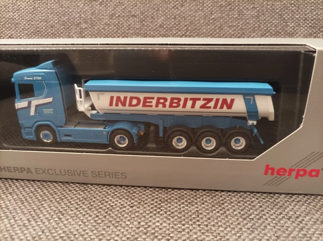 Camion Miniature Scania CS20 ND - Échelle 1:87, Bleu Outremer - Modèle Réduit Herpa, Made In Germany