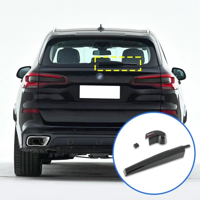 Cache-écrou De Bras D'essuie-glace Arrière Pour BMW X5 G05 (2019-2022) - Noir - Plastique ABS - Protection Anti-poussière - 2