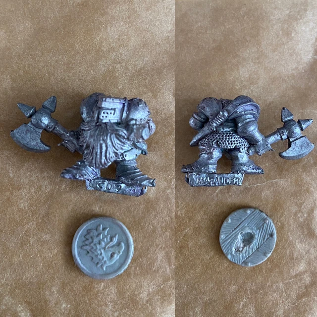 GAMES WORKSHOP WARHAMMER Fantasy AoS Dispossessed Metal Dwarf 292948957453