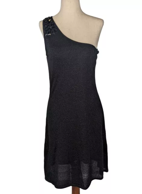 WHITE HOUSE BLACK Market Size Large (Waist 30in) One Shoulder Black Mini  Dress £21.29 - PicClick UK