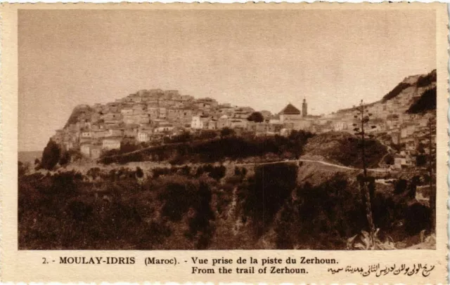 CPA AK MOULAY IDRIS - Vue prise de la piste du Zerhoun MAROC (797204)