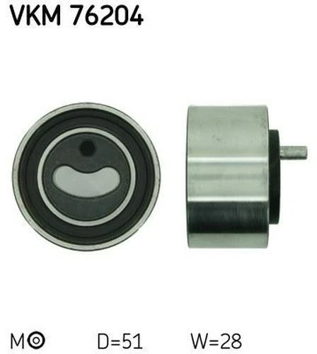 SKF Galet tendeur de courroie de distribution Poulie-tendeur VKM 76204 51mm 28mm