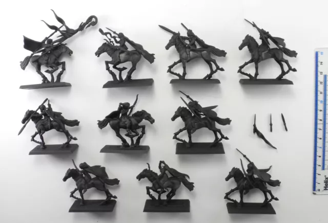 10 GLADE RIDERS 3 damaged Plastic Wood Elf Elves Aelves Army Warhammer 2000s 81