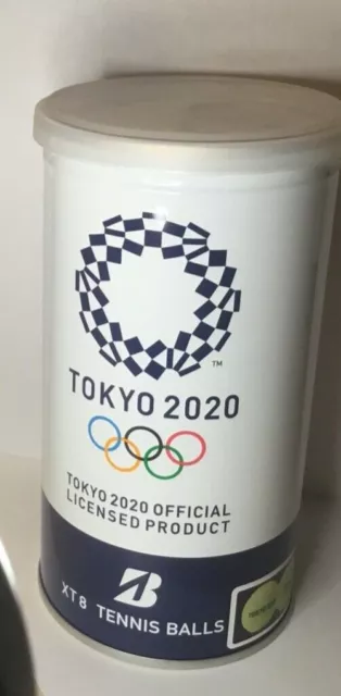 Tokyo 2020 Olympics  OFFICIAL TENNIS BALLS x2 Bridgestone XT8  UNOPENED