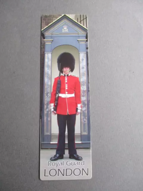 Souvenir BOOKMARK LONDON Royal Guard Household Division Scots Guardsman