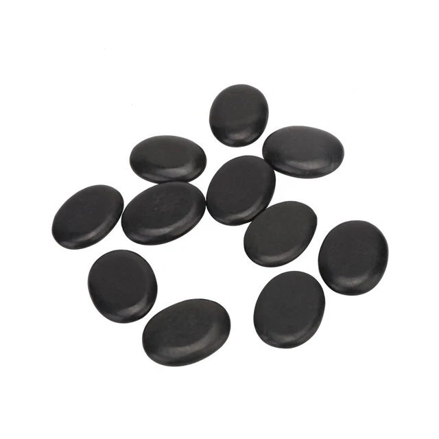 Kit pietre calde basalto 12 pz pietre da massaggio rilassanti calde potente mantenimento del calore