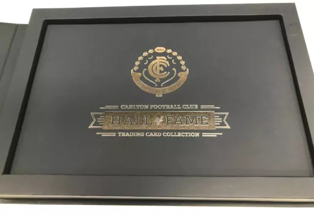 150 Years Carlton Football Club Hall Of Fame Card Album Set-174 + 9 Signatures+