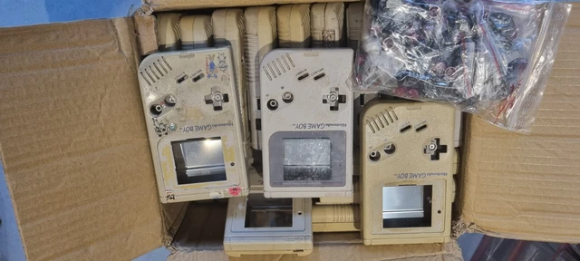 Lot 28 coques vides Officielles pour Console Nintendo Game Boy Fat Grise Gameboy