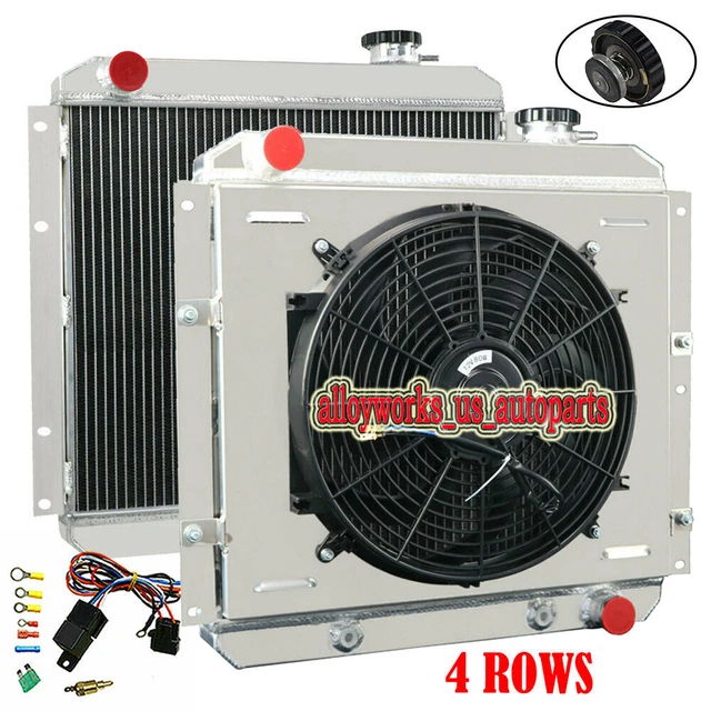 FOR 19581984 TOYOTA LandCruiser FJ40 FJ45 BJ42 4 Row Radiator Shroud