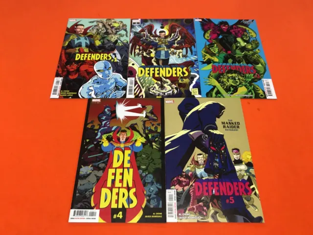 Defenders (2021) #1 2 3 4 5 - Marvel Comics Ewing Rodriguez - Nm Complete Set!