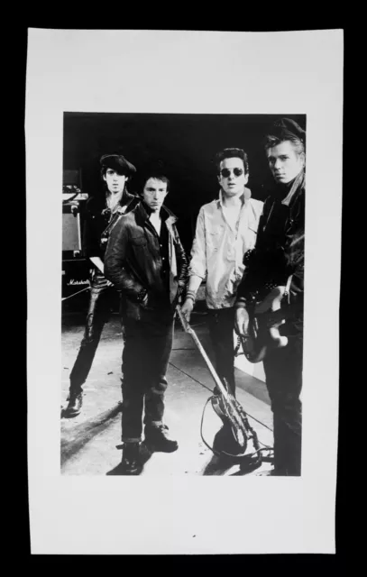 THE CLASH vintage press photograph by Pennie Smith, c.1979