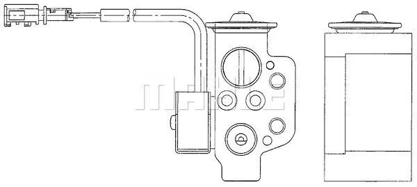 Aria Condizionata Ugello 8UW351234-611 / Ave 80 000P Da Behr - Singola