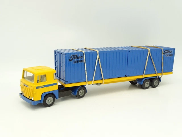 Nacoral Inter Cars - 1/50 - Scania LBS 140 Plateau à ridelles Mil
