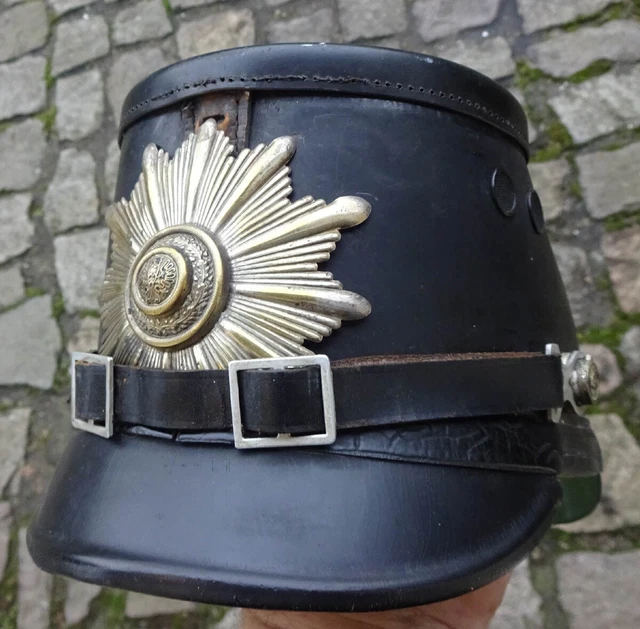 original Tschako Polizei Weimar 30 er Jahre