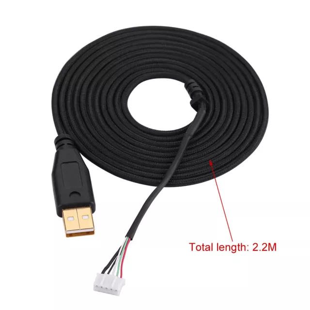 USB Cable/USB Line for Razer Wired Gaming Mouse Replacement Cable Cord Line 2.2m