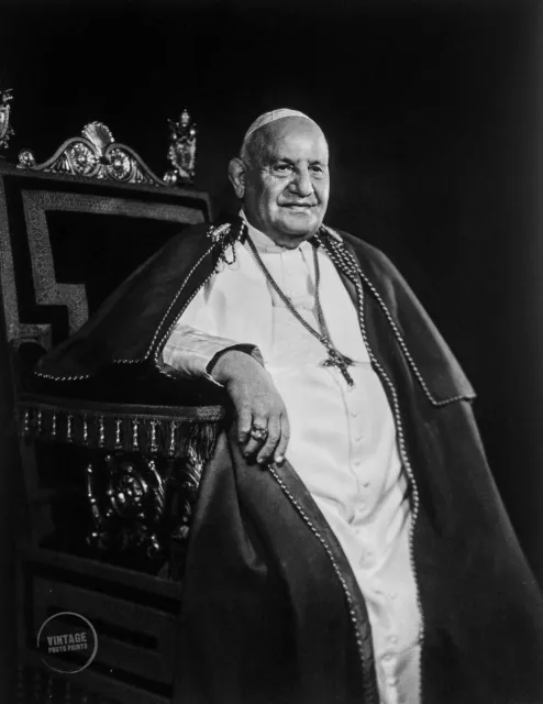 1954 Vintage Yousuf Karsh Pope John Xxiii Portrait Photo Gravure Art 14x18