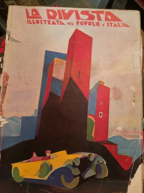La Rivista Illustrata Del Popolo d'Italia FUTURISMO MARINETTI OTTOBRE 1926