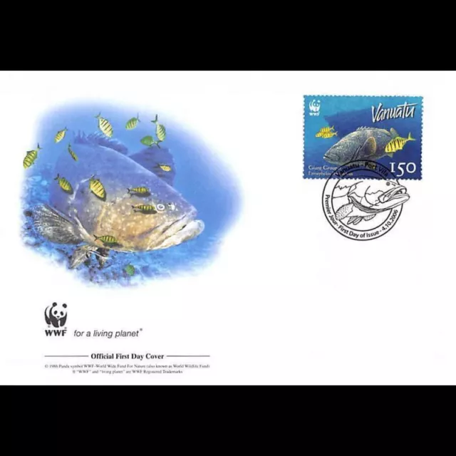 FDC WWF - Vanuatu (1302) - La loche géante