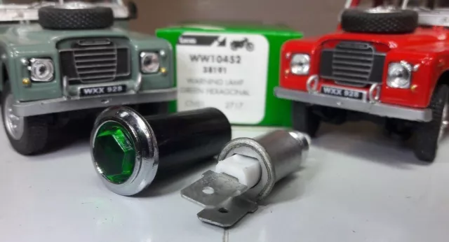 Lucas OEM LED Vert Avertissement Lumière Chrome David Brown Selectamatic Tractor