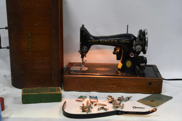 Vintage Singer 99K Knee Lever Sewing Machine - 1950