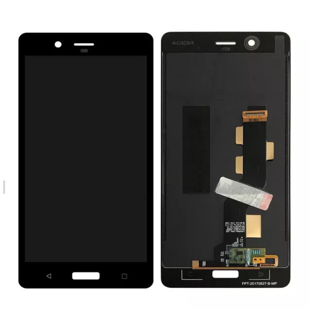 DISPLAY LCD + TOUCH SCREEN per NOKIA 8, N8 NERO SCHERMO TA-1012 VETRO RICAMBIO