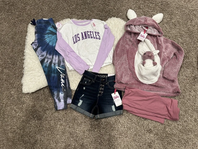 New Justice Size 8 Lot ~ Pj’s - Shorts~ Sweats~Tee!!!