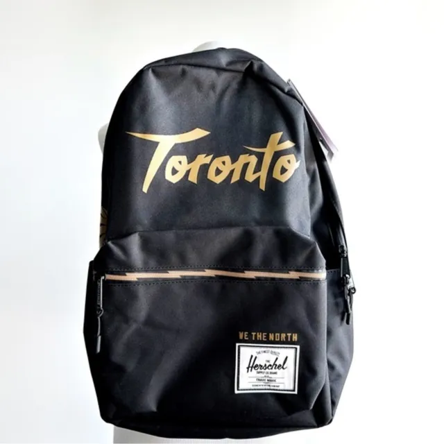 Herschel Supply Co NBA Toronto Raptors City Edition Backpack Gym Book Bag Black