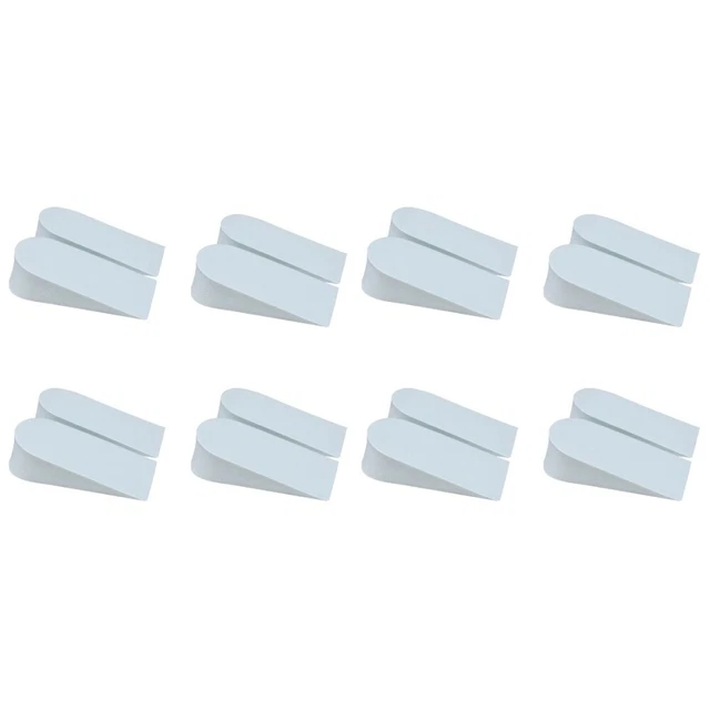 8 Pairs White Foam Invisible Inner Booster Pad Men Women Shoe Filler