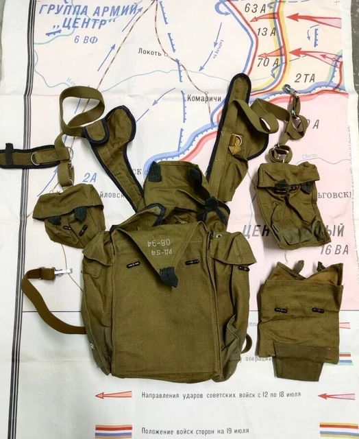 KOMPLETTSET SOWJETISCHE RUSSISCHE Armee Airborne VDV Rucksack RD54 ...
