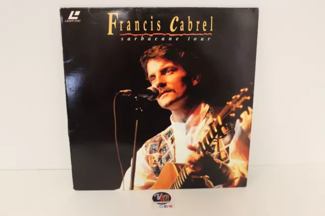 Laserdisc Pal FR Francis Cabrel Sarbacane Tour