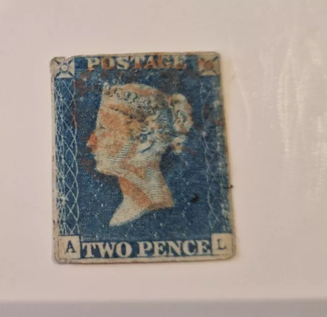 Penny Blue  British Queen Victoria Postage Stamp We Combine Postage D