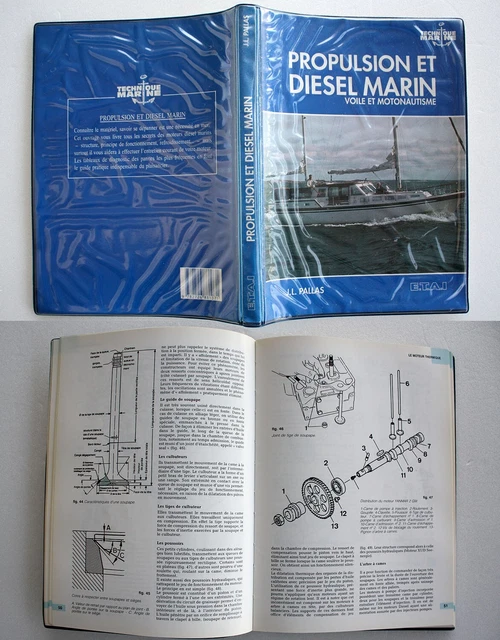 Propulsion et diesel marin Voile et Motonautisme de J.-L. Pallas 1992 Nautisme,