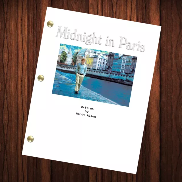 Midnight In Paris Movie Script Reprint Full Screenplay Full Script Woody Allen