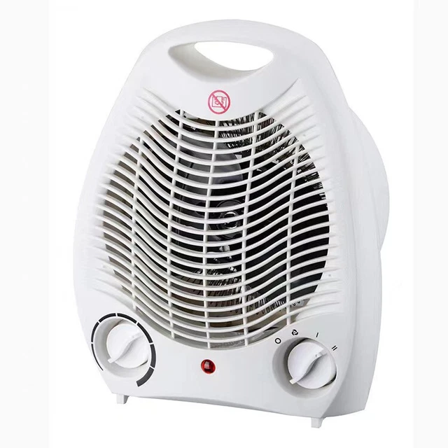 Elektrischer Heizlüfter Schnellheizer Heizventilator Stufen von kalt bis 2000W