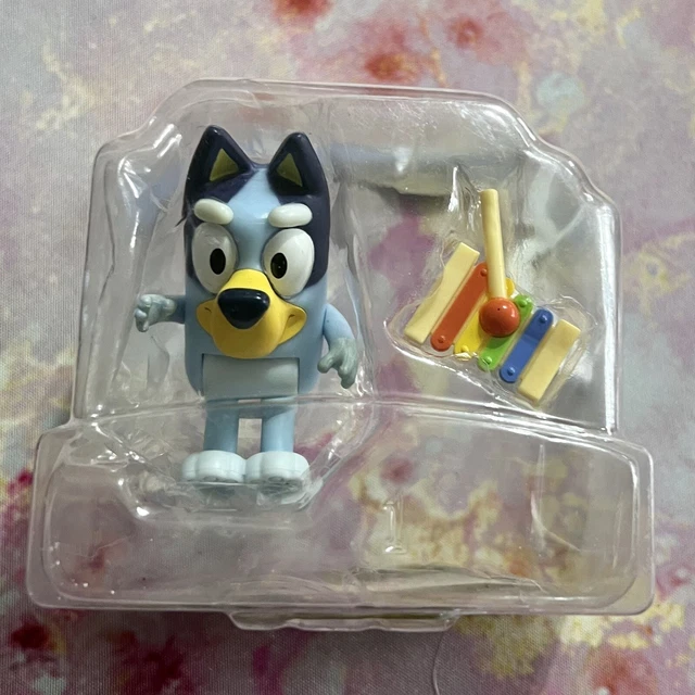 BLUEY STORY STARTER Pack Bluey & Xylophone Toy Blue Dog Figure
