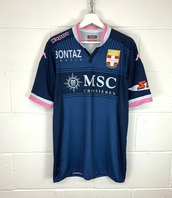 Maillot Evian Thonon Gaillard 2014/15 Away - Taille XL, Numéro 14 Barbosa - Marque Kappa - Occasion