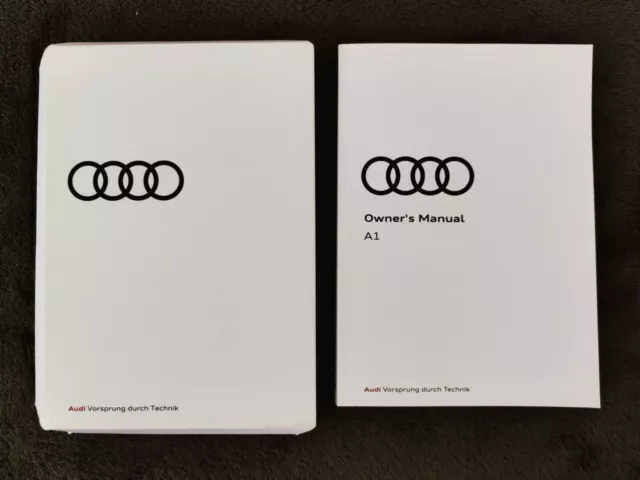 Genuine Audi A1 S1 Rs1 2018-2024 Owners Manual Handbook Wallet Pack Y-321