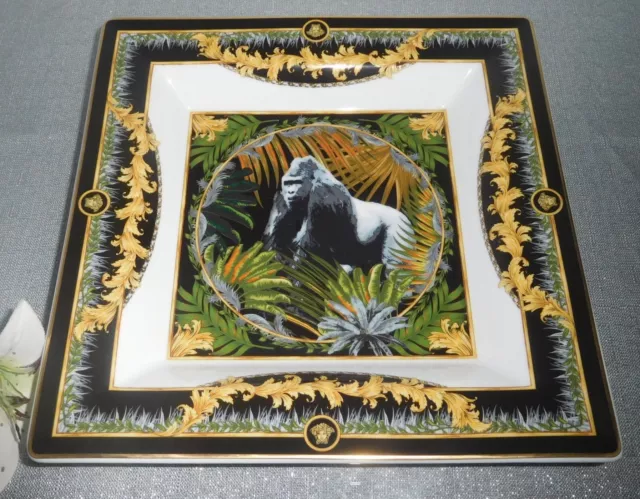 Rosenthal Versace Le Règne Animal *** Bob *** Schale 22 cm quadratisch Neu & Ovp